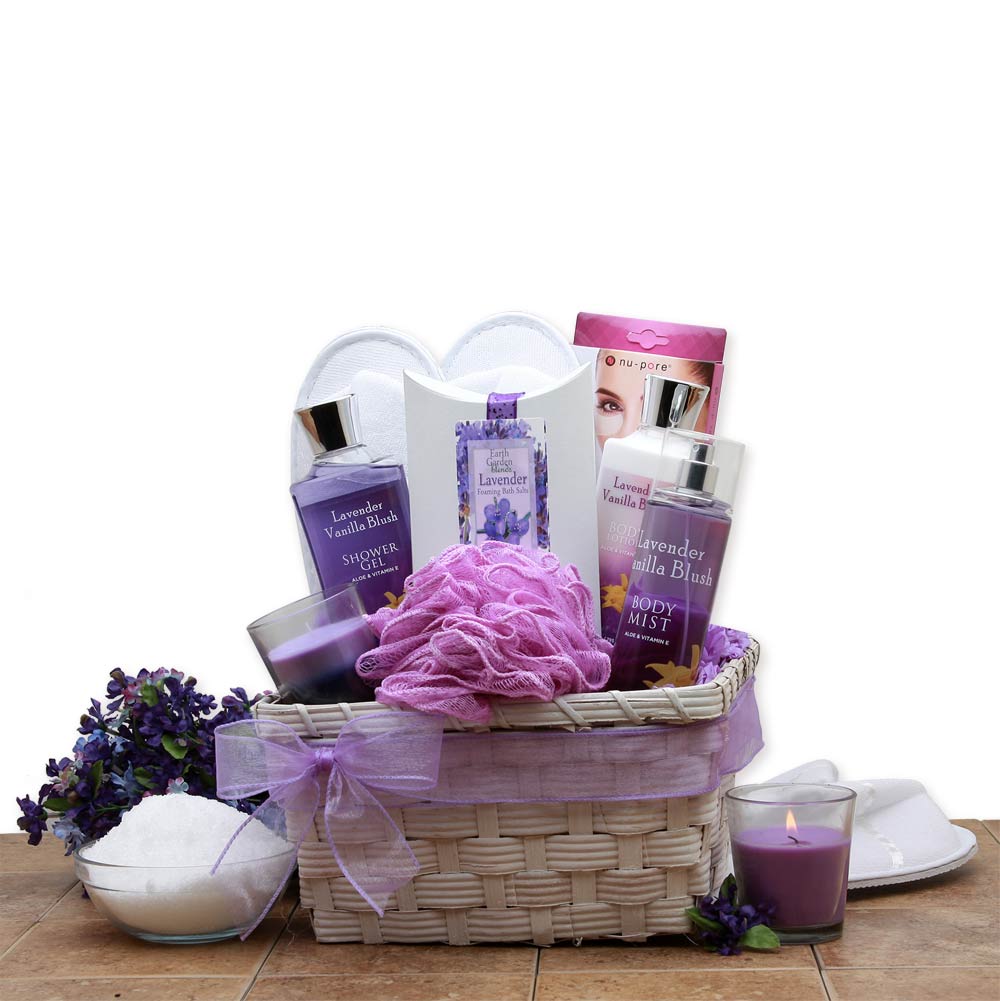 Lavender Spa Gift Basket