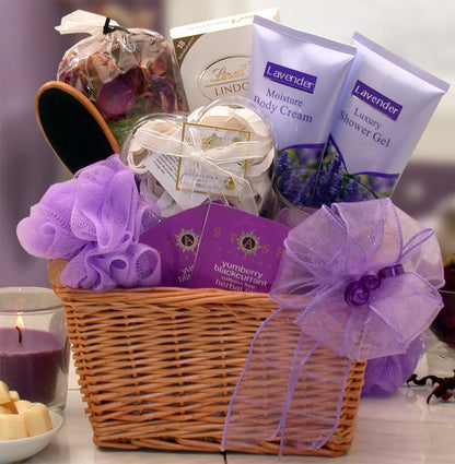 Lavender Relaxation Spa Gift Basket