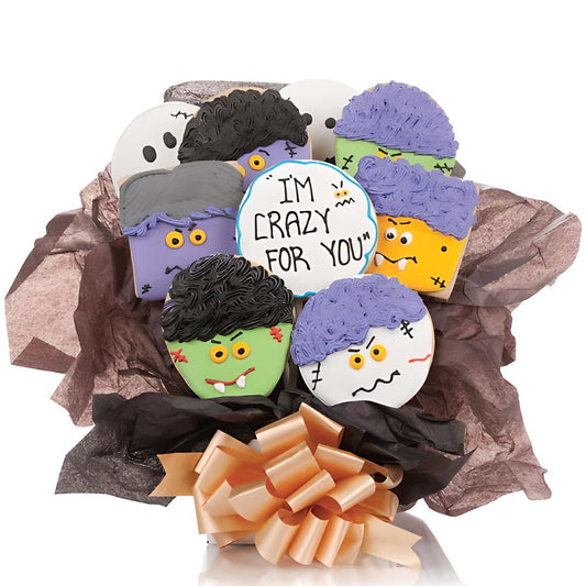 Halloween Ghouls Cookie Bouquet - 9 Pc