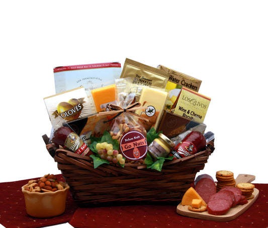 Gourmet Delights Gift Basket