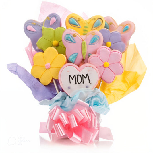 Mother's Day Flower Pot of Edible cookies