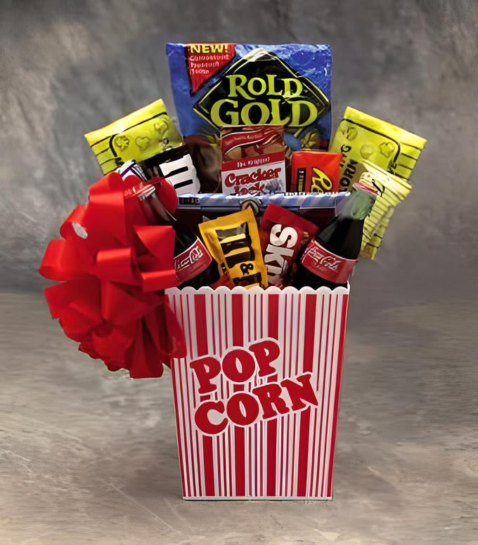 Popcorn Pack Snack Gift Basket
