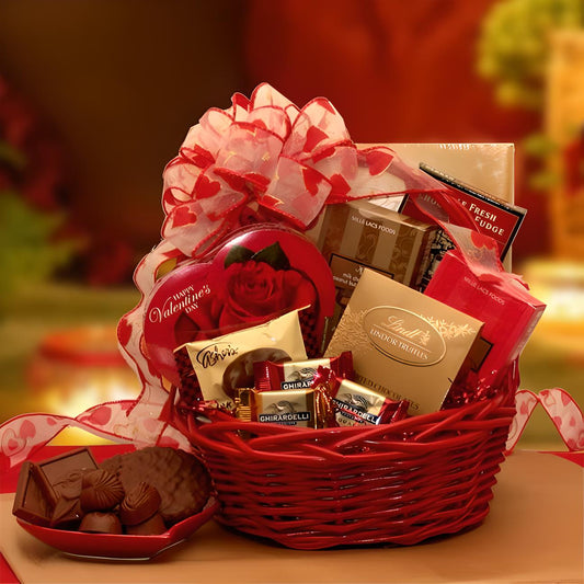 Chocolate Inspirations Valentine Gift Basket