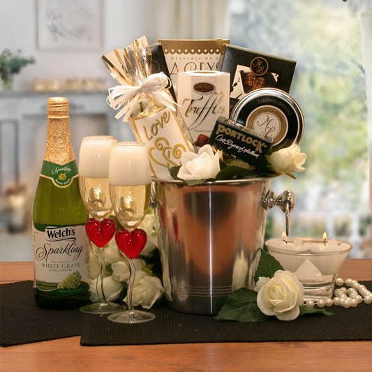 Romantic Evening For Two Gift Basket