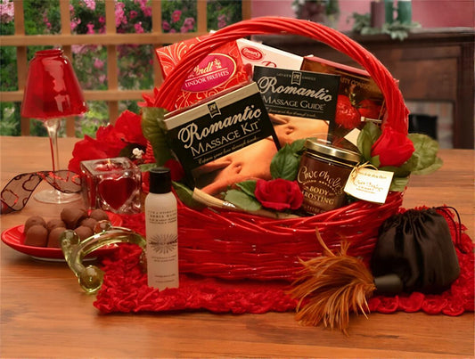 Romantic Massage Romance  Gift Basket