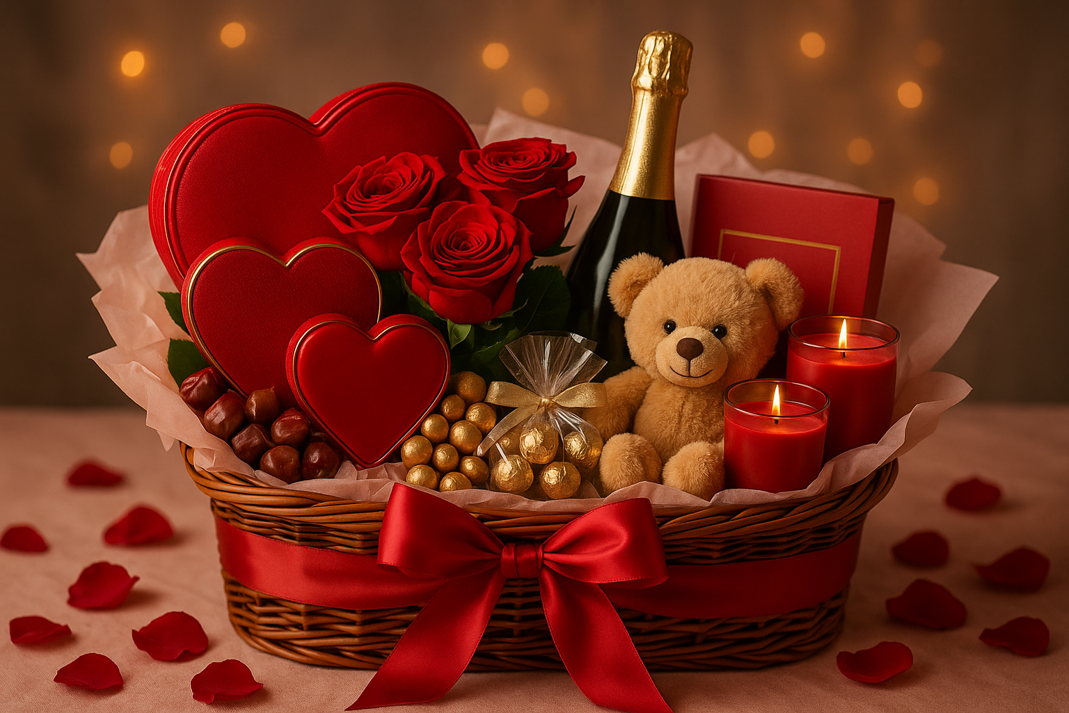VALENTINES DAY GIFT BASKET 